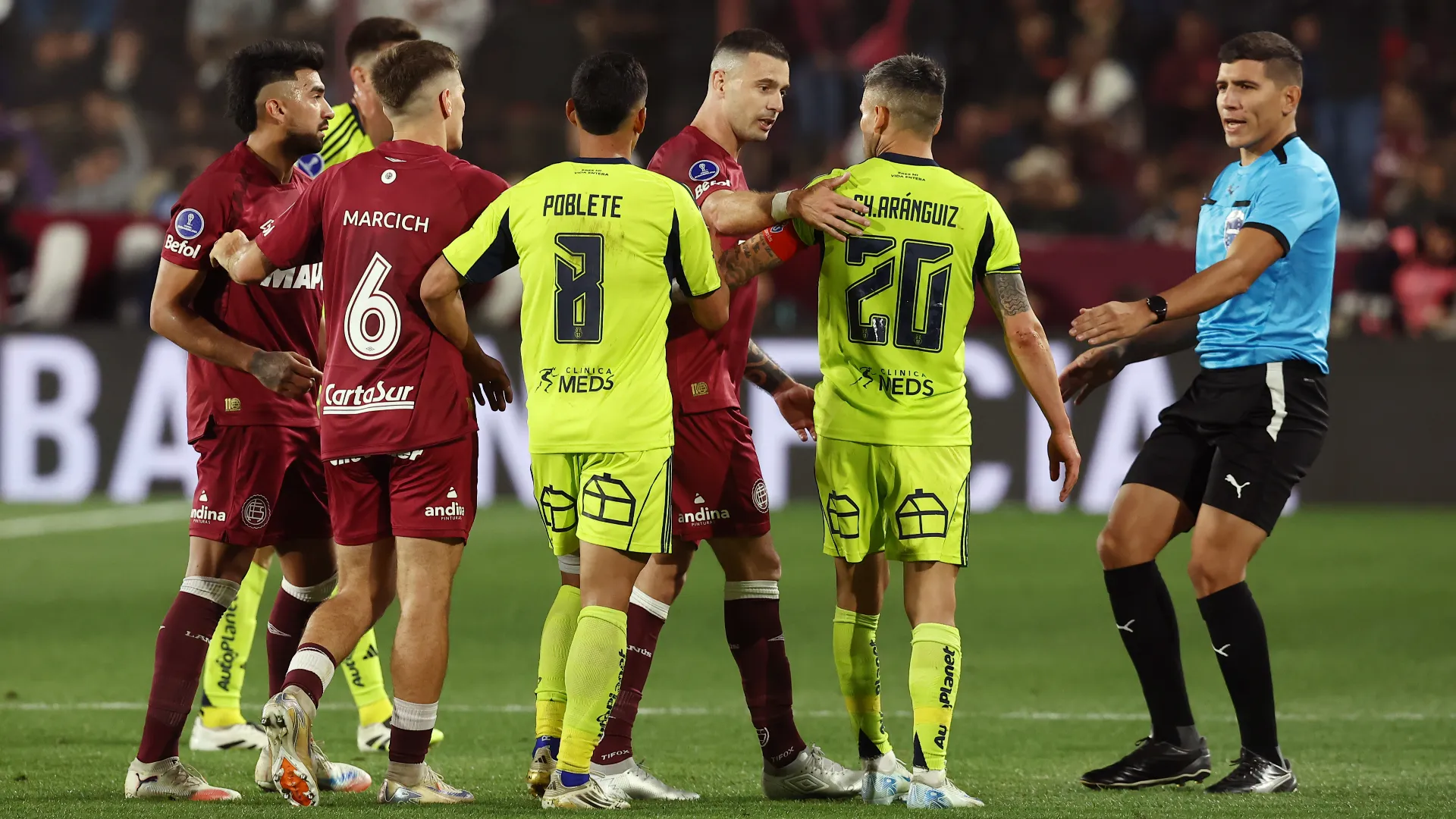 Già durante la partita ci sono stati vari episodi di nervosismo