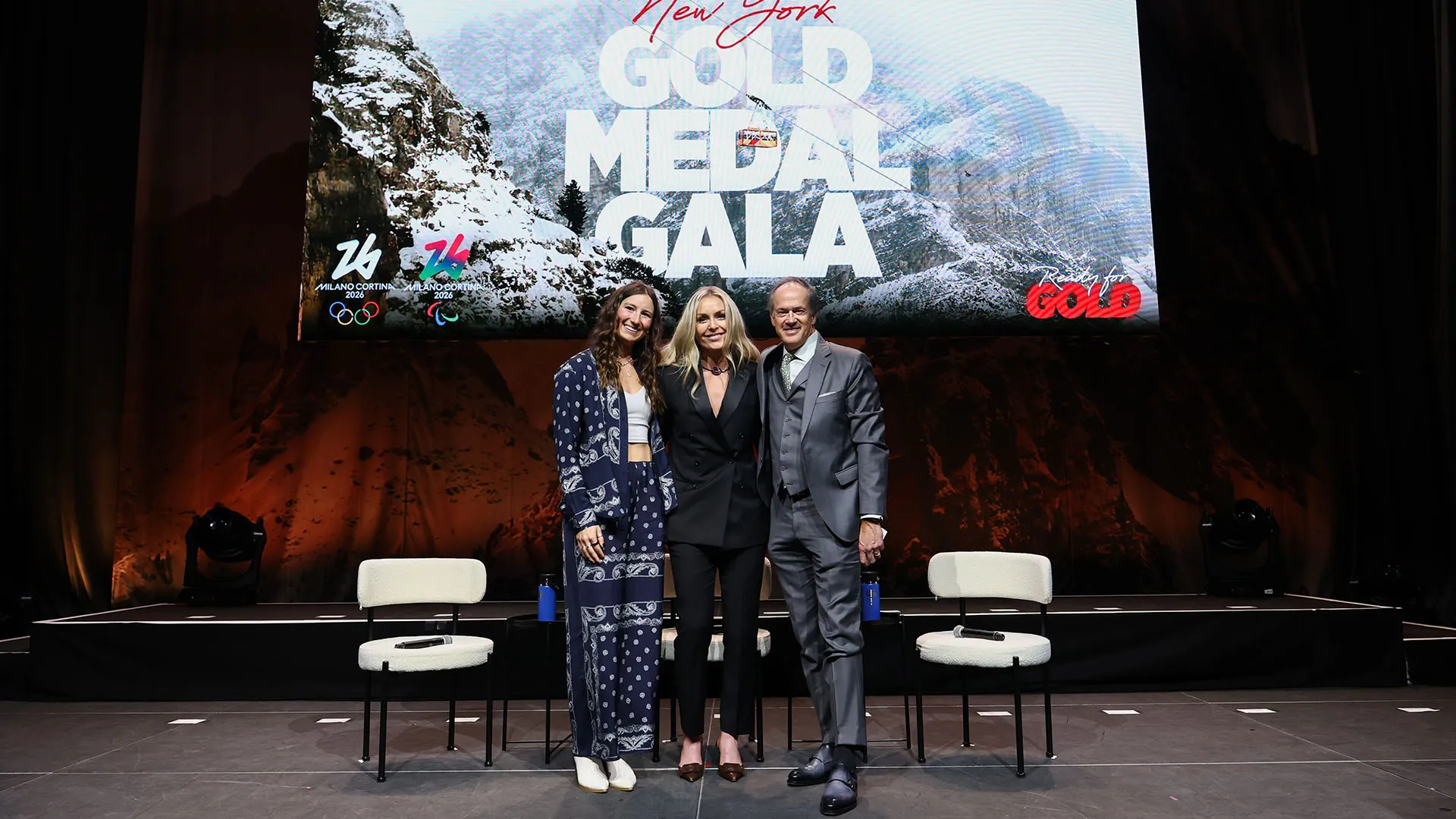 Vonn è apparsa in forma smagliante all'evento Gold Medal Gala a New York