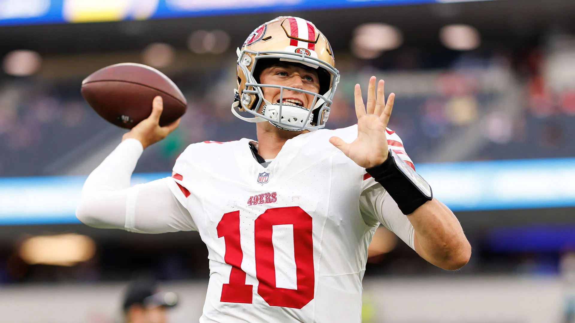 Il campione dei San Francisco 49ers è stato protagonista di una gara eroica