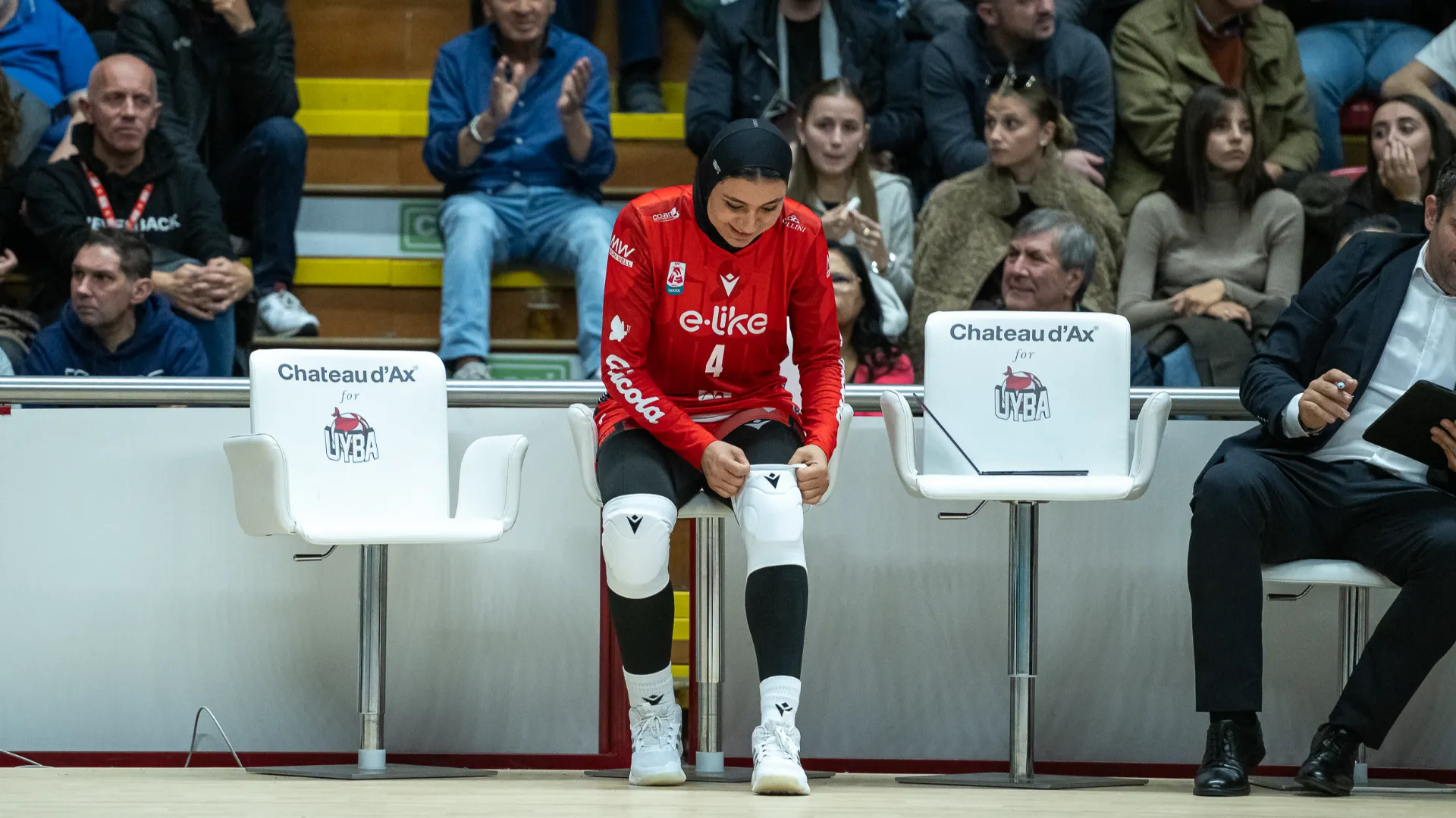 Da segnalare anche il debutto stagionale dell’egiziana Mariam Metwally, entrata nel finale del terzo set.