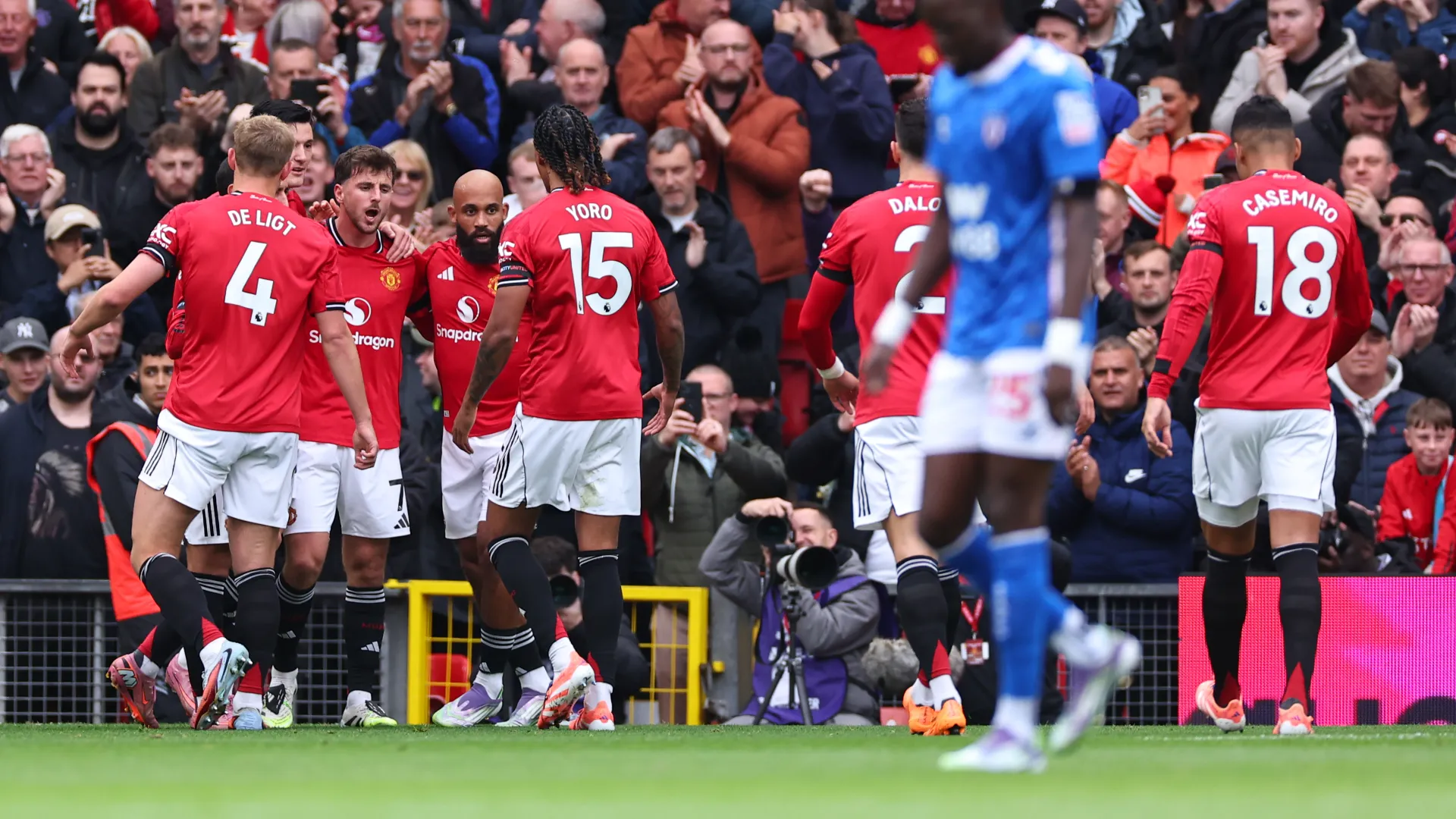 Il calciatore ha segnato un gol importantissimo che ha permesso allo United di giocare con maggiore tranquillità