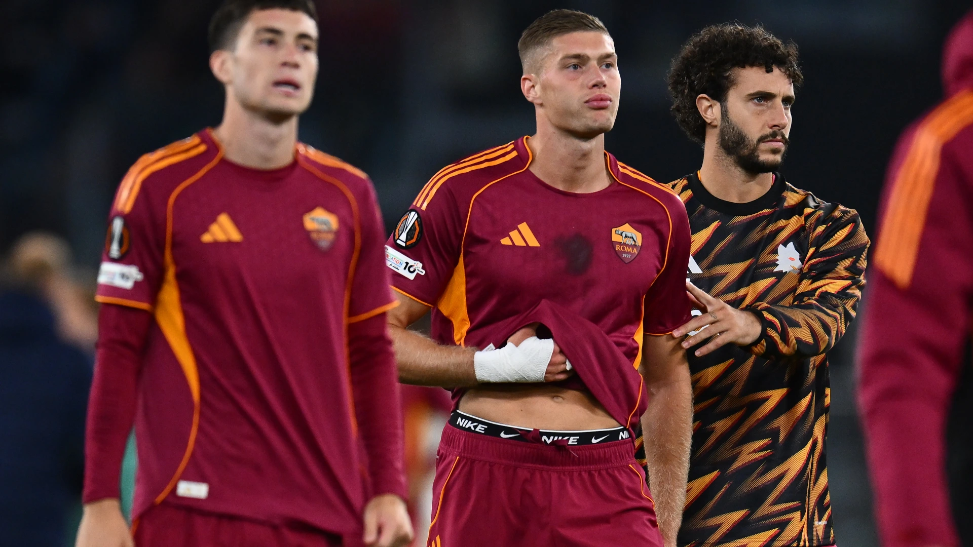 I giallorossi devono invece fare i conti con il primo stop europeo
