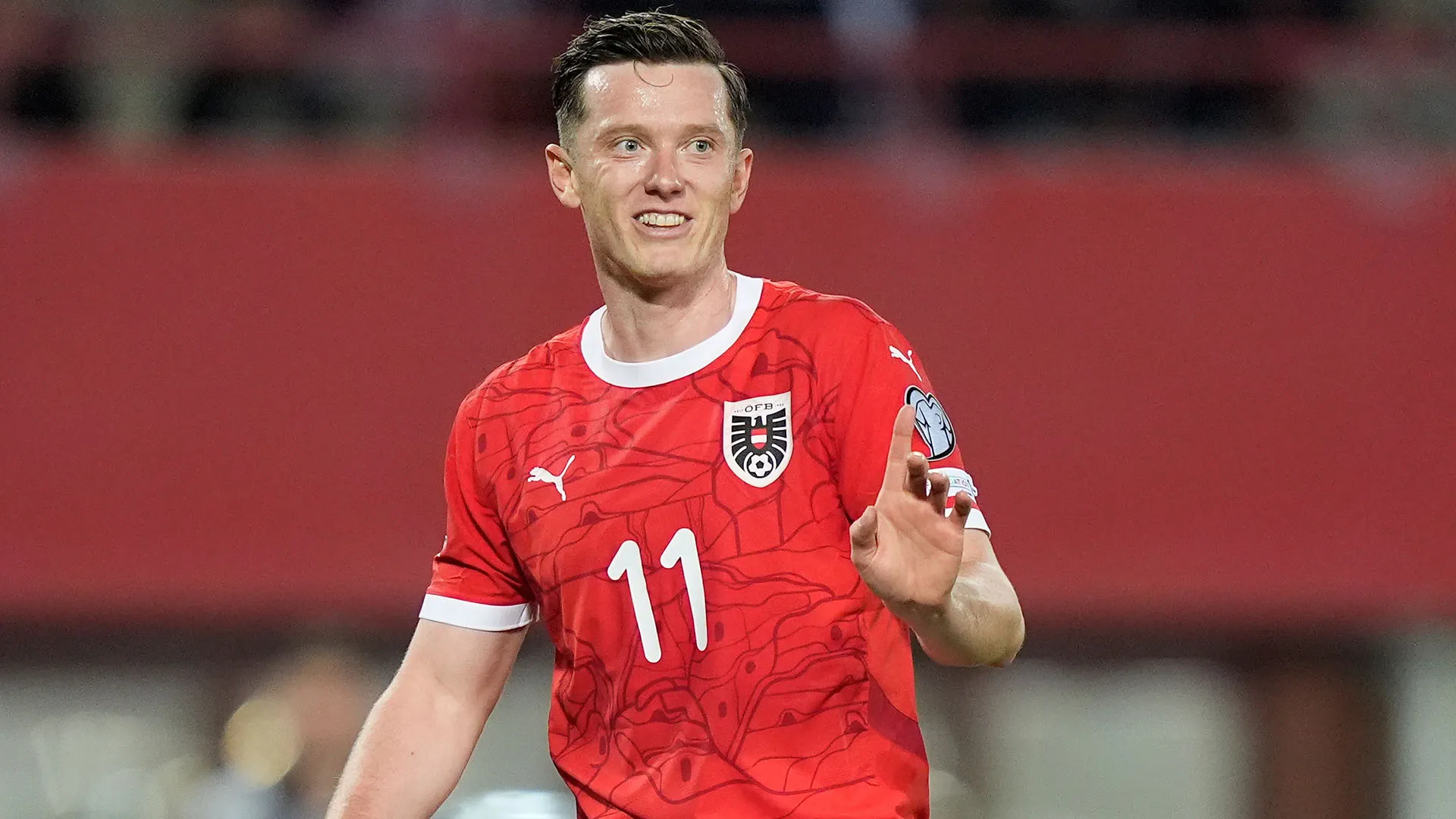 Di Michael Gregoritsch il terzo gol dell'Austria, siglato al minuto 24