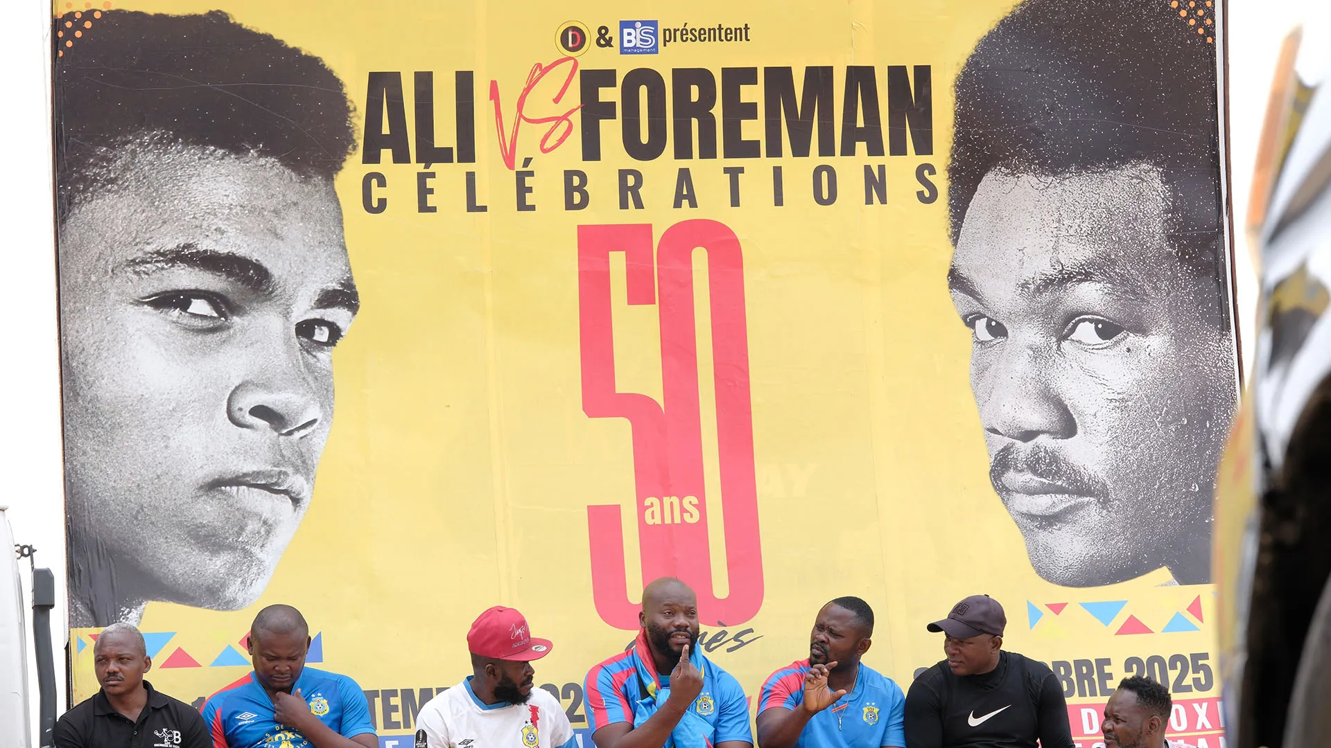 In strada si è celebrato lo storico match del 1974 tra Muhammad Ali e George Foreman

