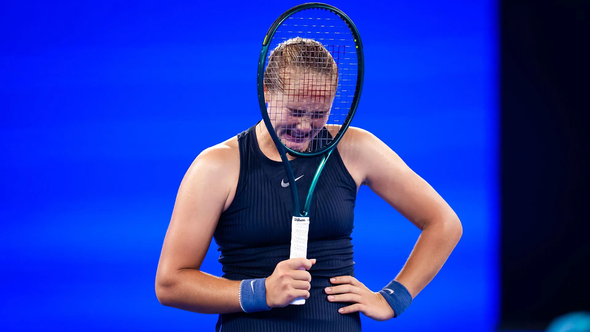 Al termine della partita Mirra Andreeva è scoppiata a piangere