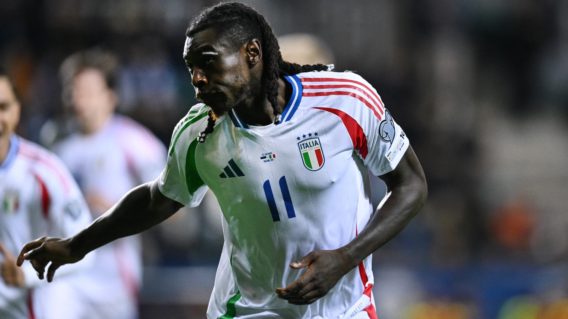 Serata dai due volti per Moise Kean a Tallinn