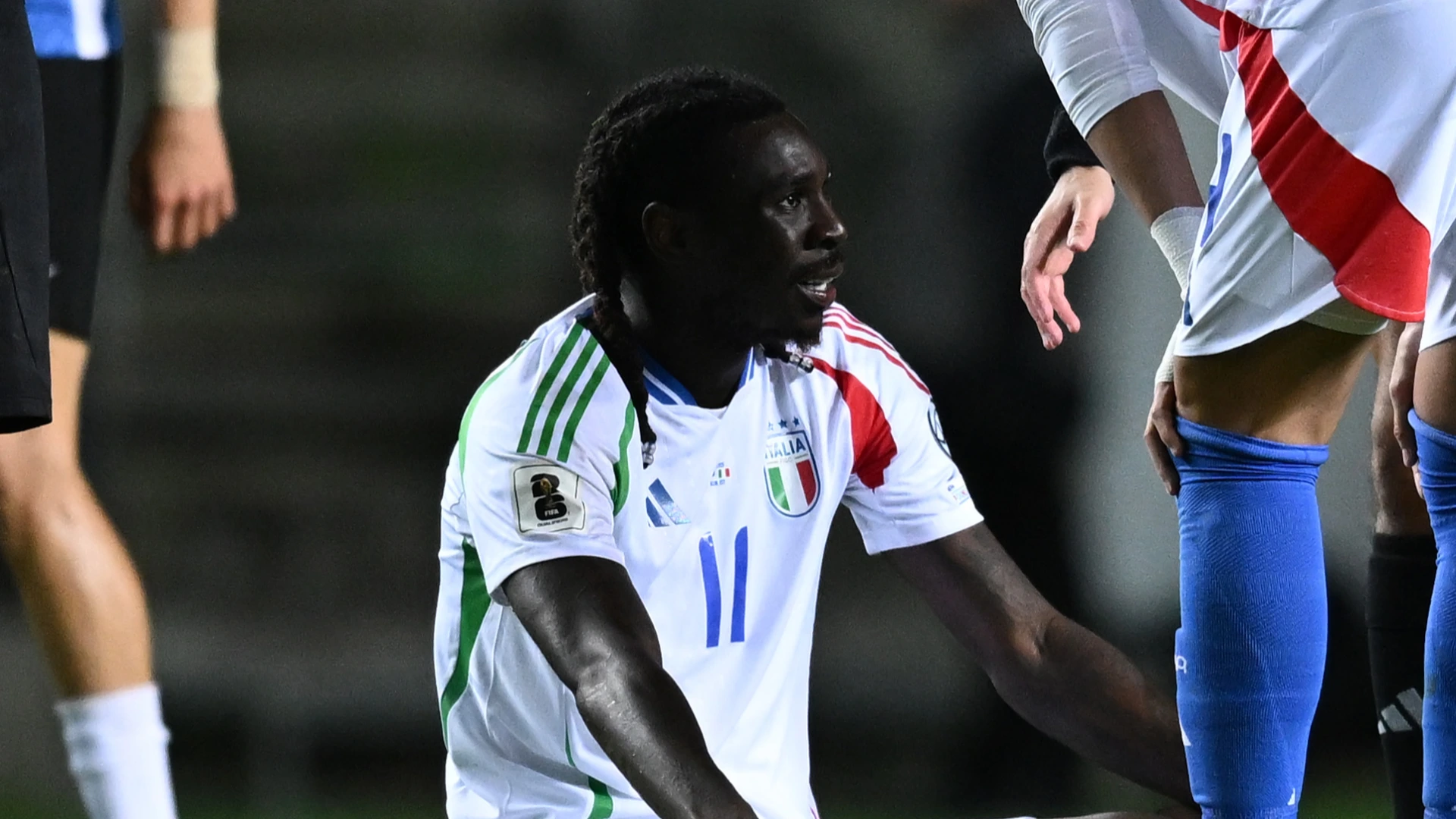Nonostante il tentativo di restare in campo, Kean ha dovuto alzare bandiera bianca