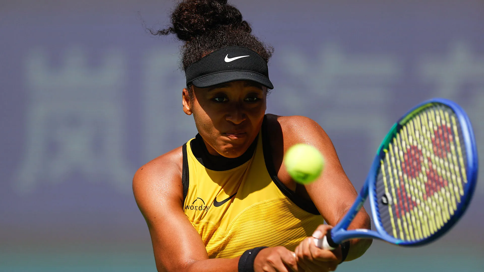 Nel terzo set Naomi Osaka non ha lasciato scampo all'avversaria: 6-3 il parziale