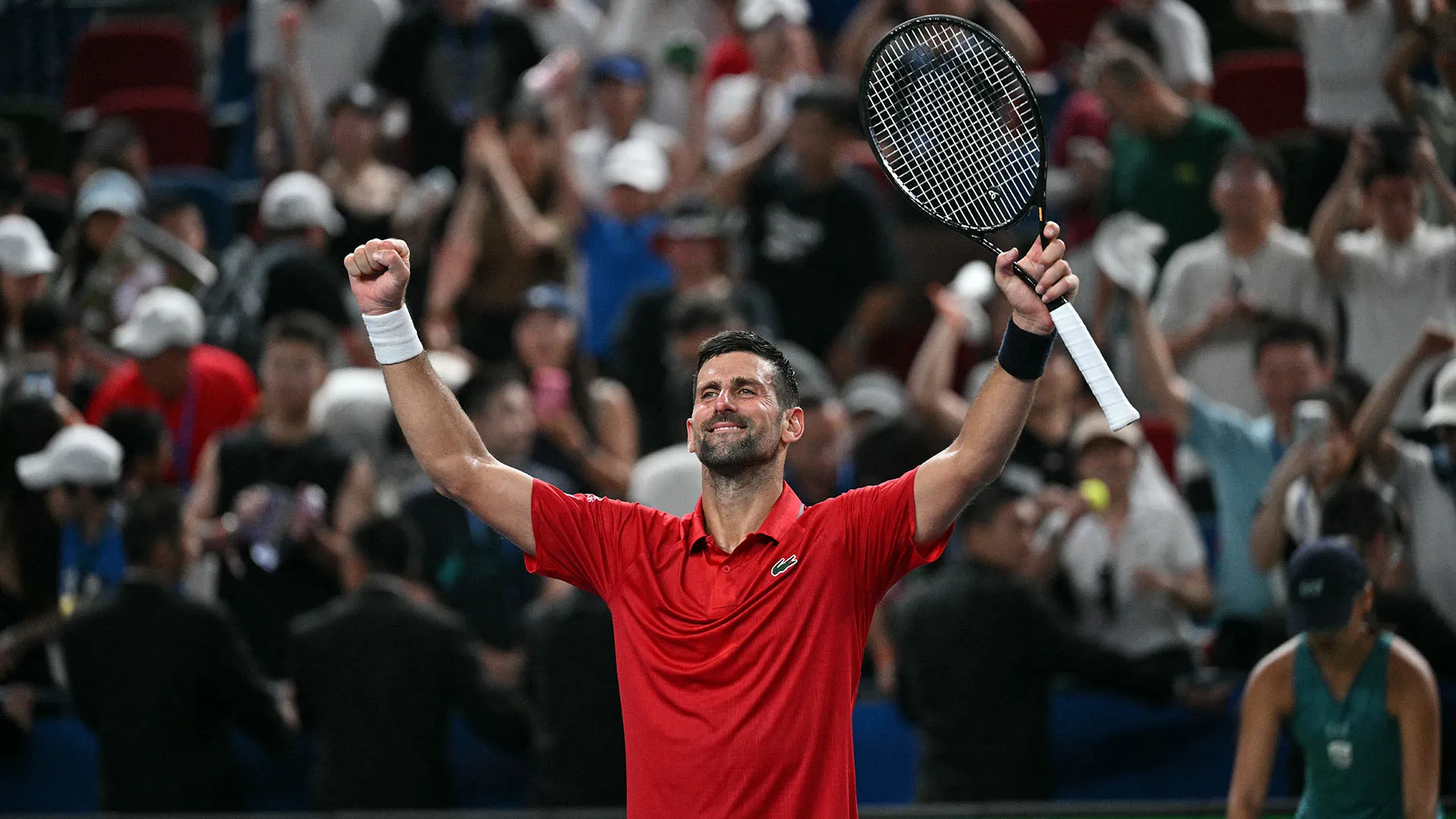 Djokovic è diventato il tennista più anziano di sempre (38 anni) a qualificarsi ai quarti di finale del torneo cinese