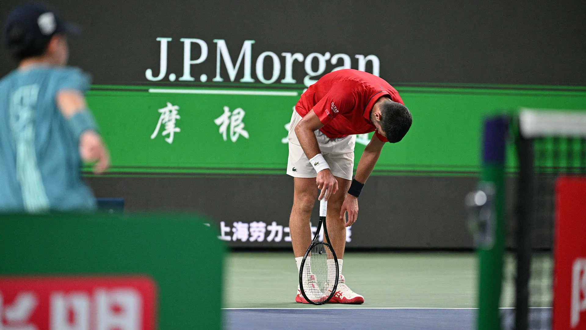 Djokovic ha sofferto di tutto nel corso della partita