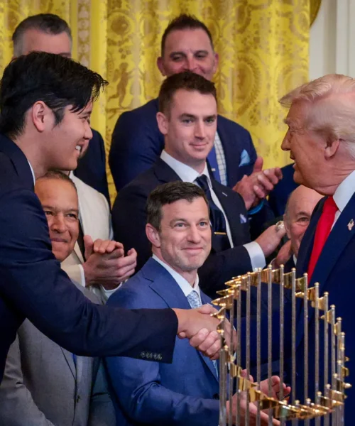 Anche Donald Trump è pazzo di Shohei Ohtani: le foto