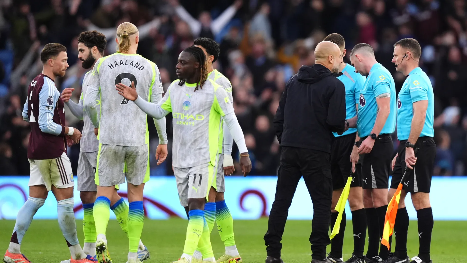 Furioso il tecnico catalano dopo la sconfitta del Manchester City