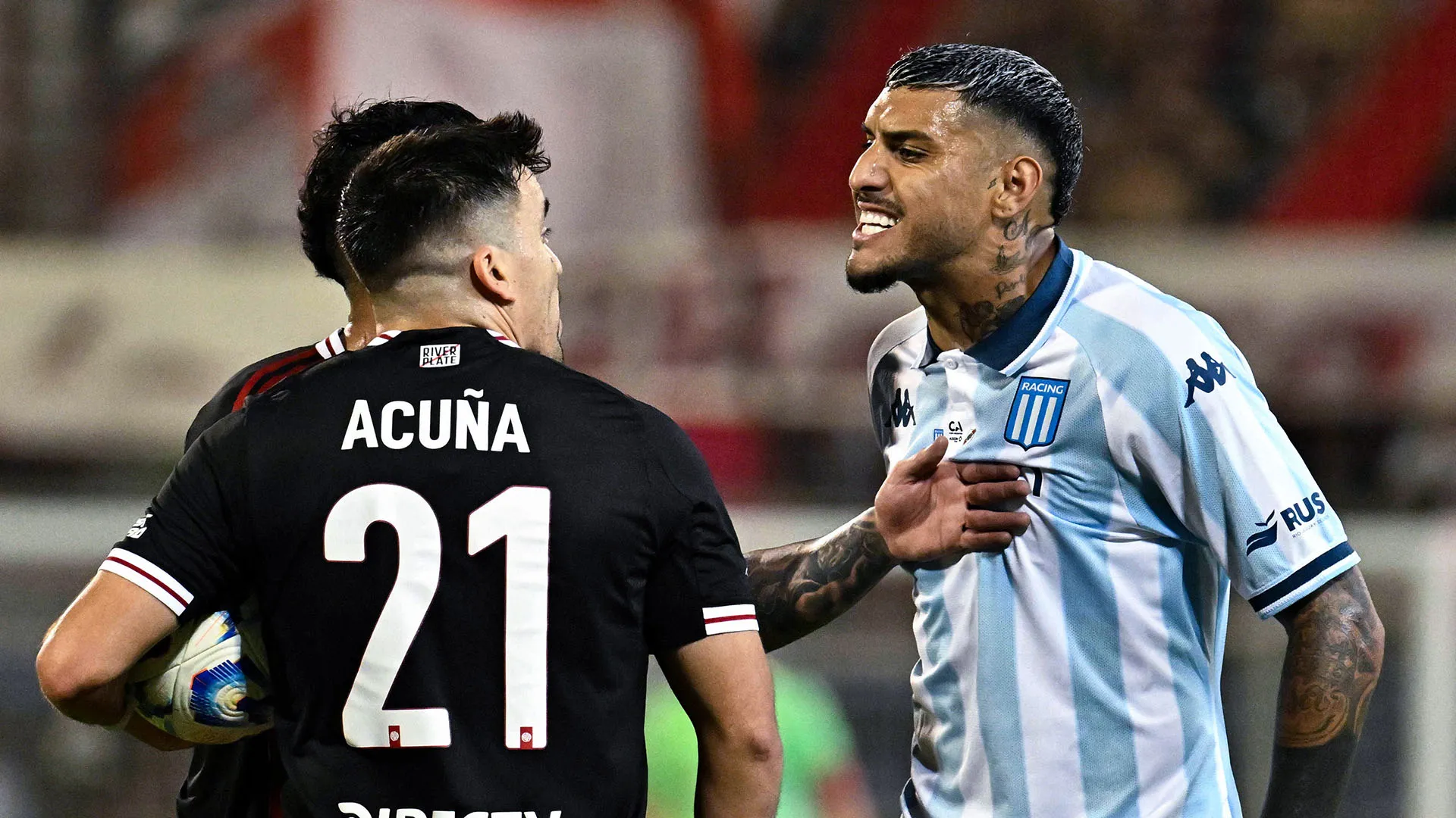 Già durante la partita c'erano stati vari episodi di nervosismo
