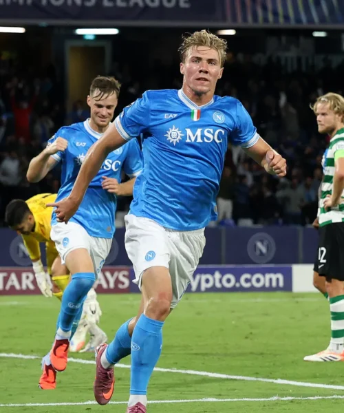 Hojlund abbatte lo Sporting, Juventus beffata al 90′ da un ex