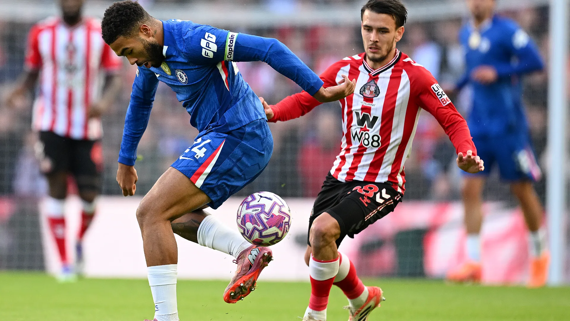 Il Chelsea ha tentato in tutti i modi di recuperare ma nei minuti di recupero il Sunderland l'ha spuntata...