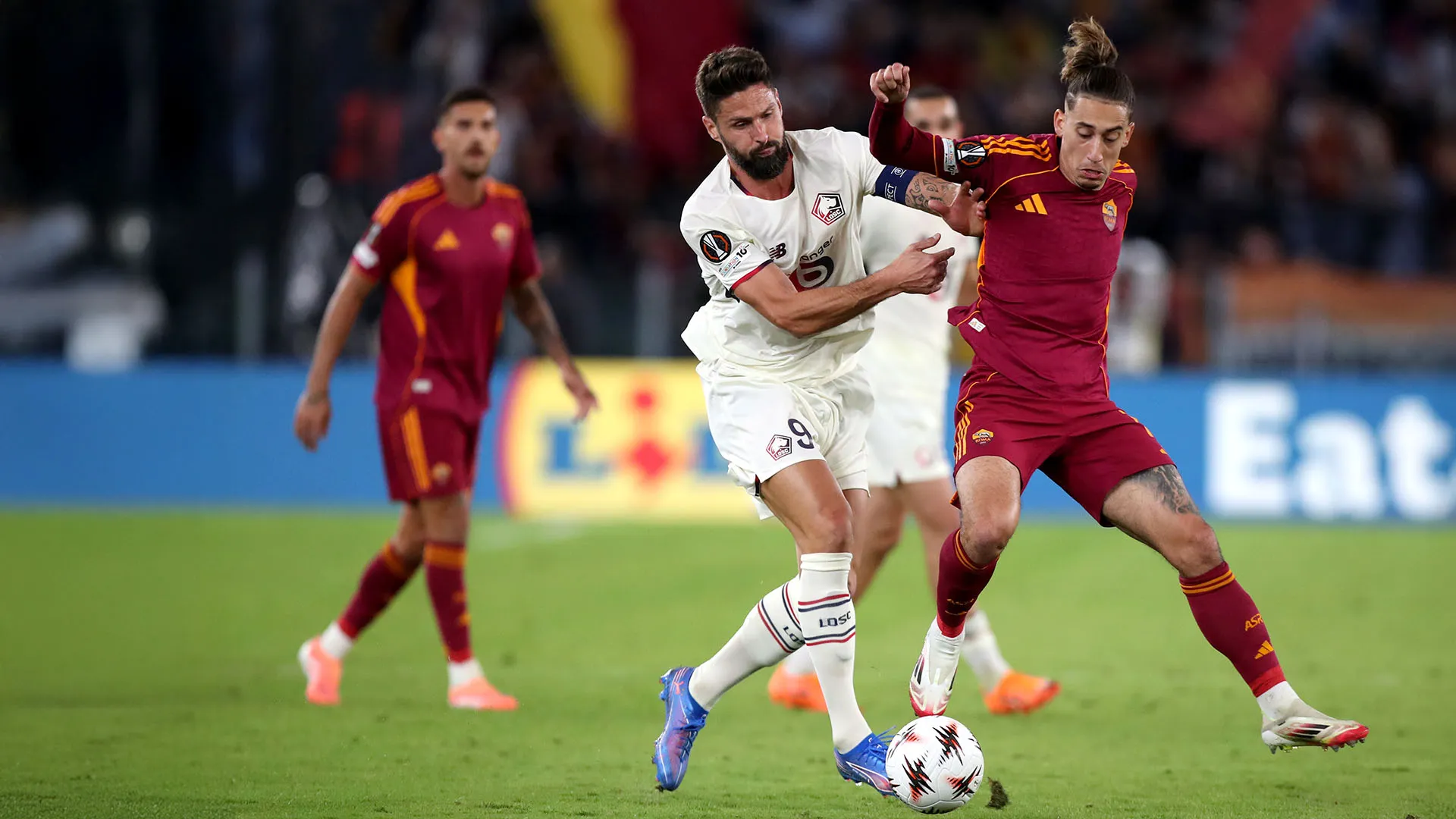 Diversi i tentativi di Olivier Giroud che però non è riuscito ad andare a segno