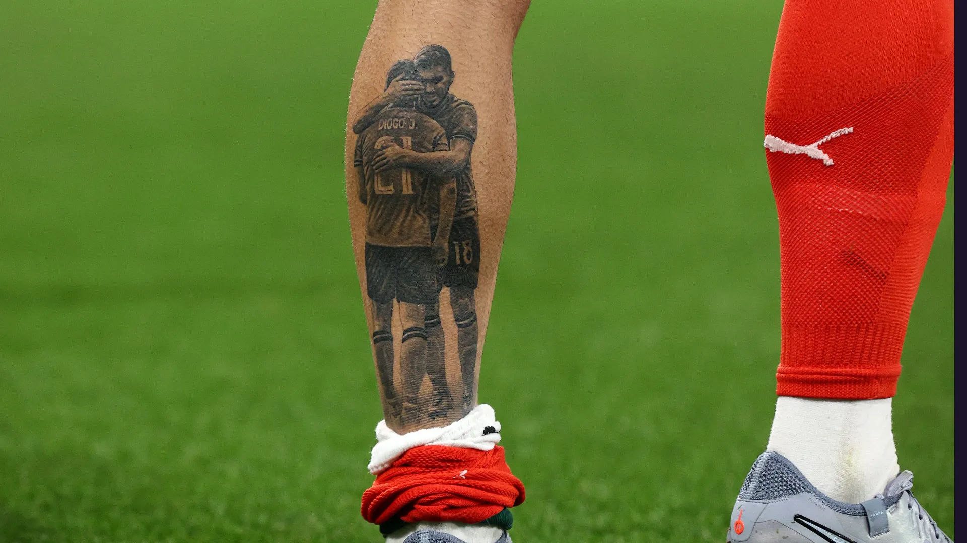 Ruben Neves e Diogo Jota erano molto amici, lo dimostra anche questo tatuaggio