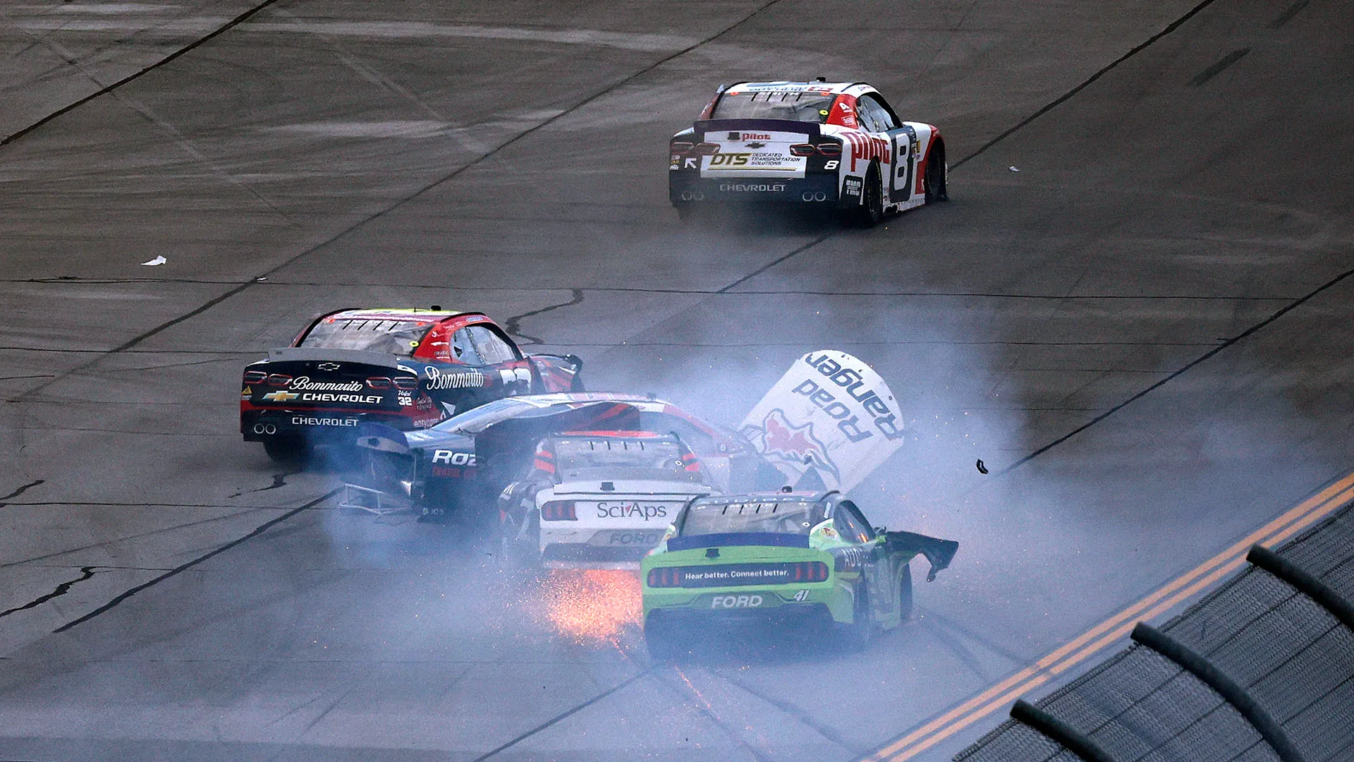 Ryan Sieg, Sheldon Creed, Sam Mayer e Jordan Anderson hanno avuto la peggio