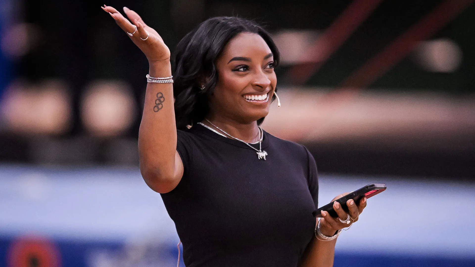 Hanno tutti ascoltato con grande attenzione le parole di Simone Biles