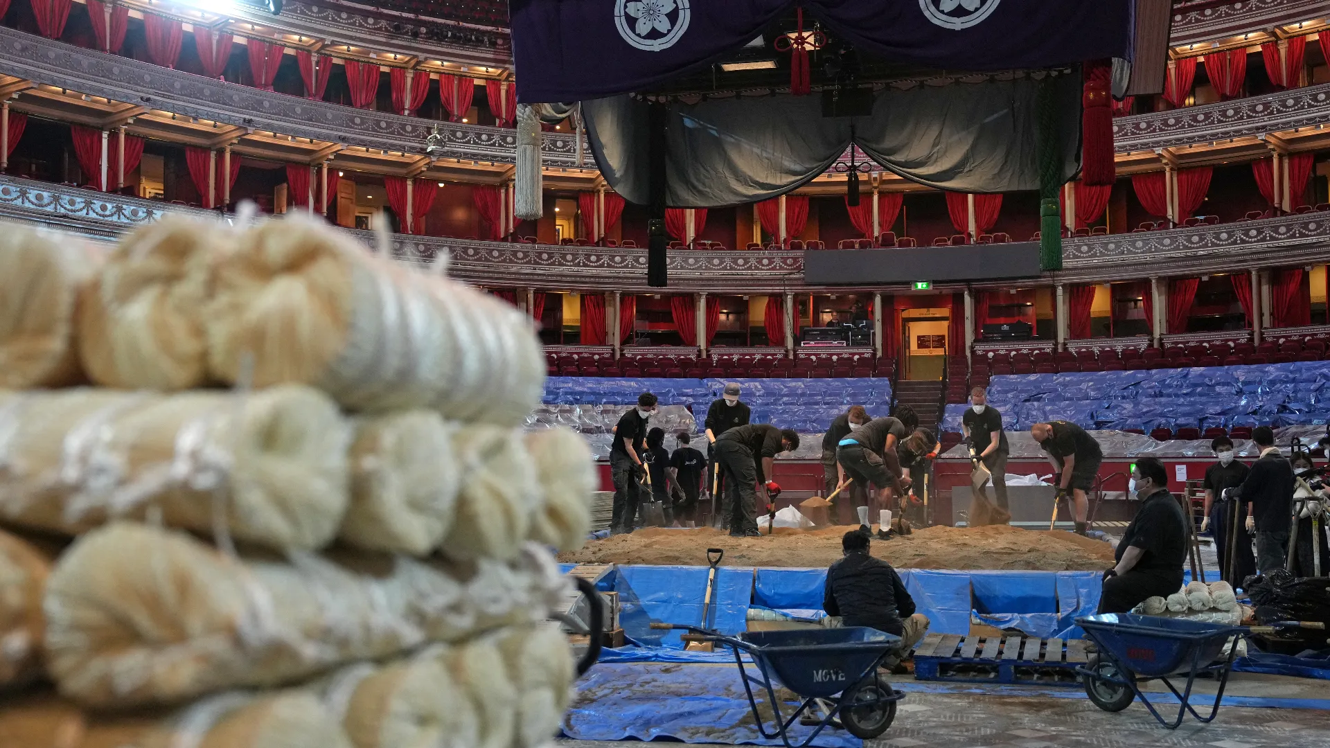 Per la prima volta dopo 34 anni, il sumo è tornato in Gran Bretagna