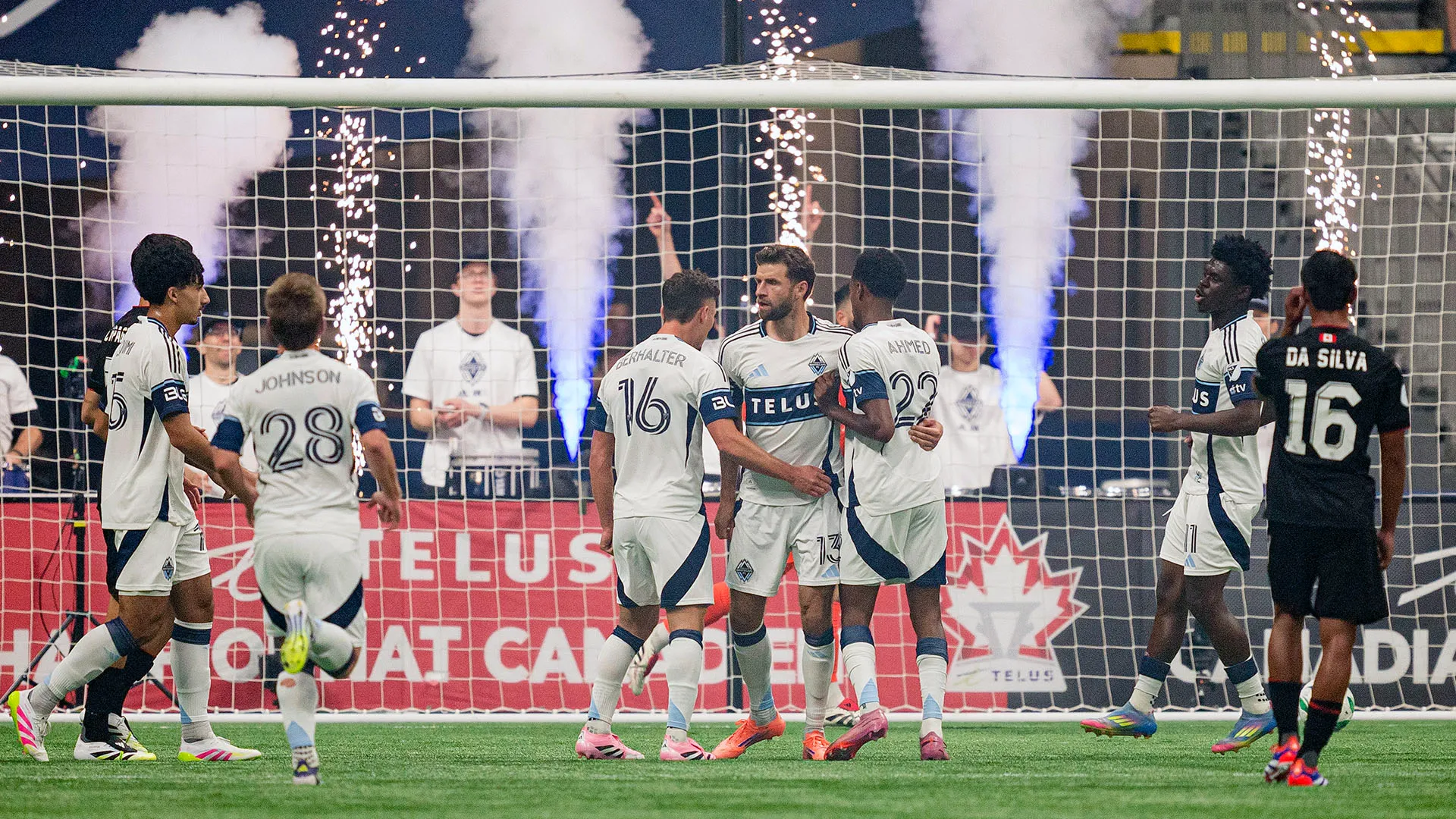 I Whitecaps hanno battuto per 4-2 i rivali cittadini del Vancouver FC