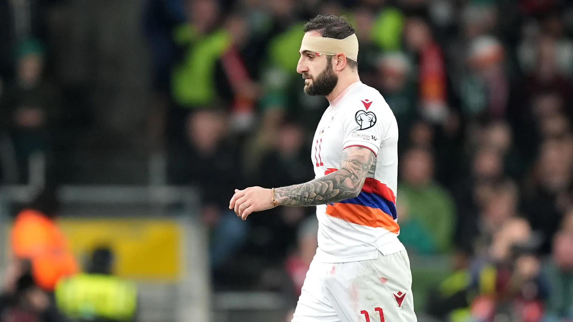 Decisamente negativa la serata vissuta dal capitano dell'Armenia