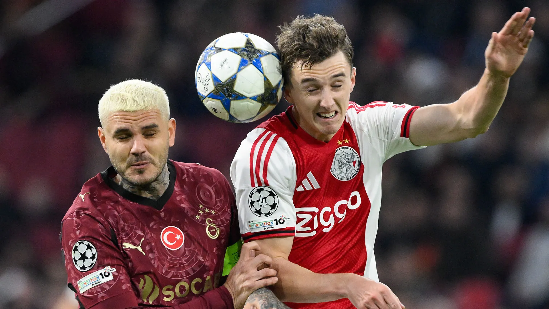 Mauro Icardi e compagni hanno annientato i rivali scatenando la festa dei propri tifosi ad Amsterdam