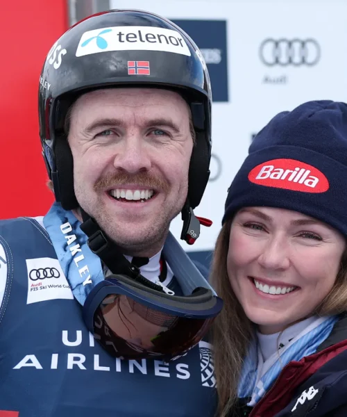 Mikaela Shiffrin, lacrime di gioia per il ritorno di Aleksander Aamodt Kilde
