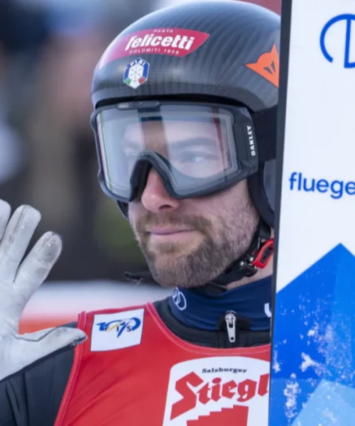 Alessandro Pittin a Tarvisio in vista dell’inizio della stagione olimpica