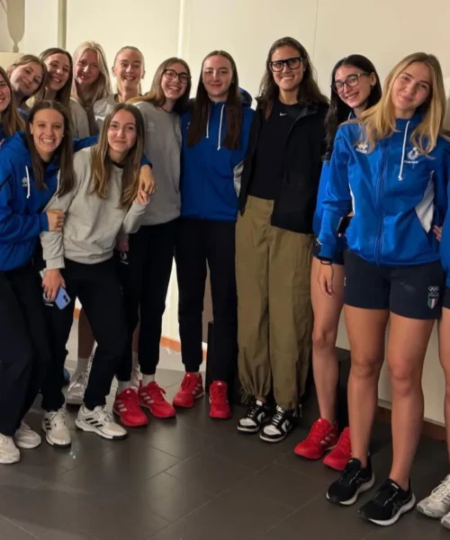 Anna Danesi, incontro speciale con le ragazze del Club Italia
