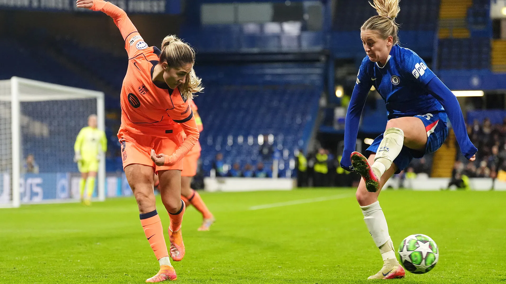 ...le inglesi erano in un buon momento di gioco prima dell’interruzione