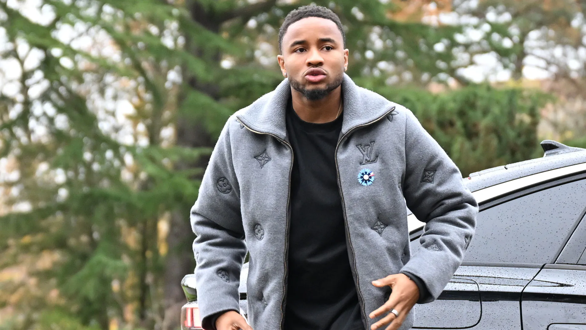 Christopher Nkunku, attaccante del Milan, è arrivato al centro sportivo