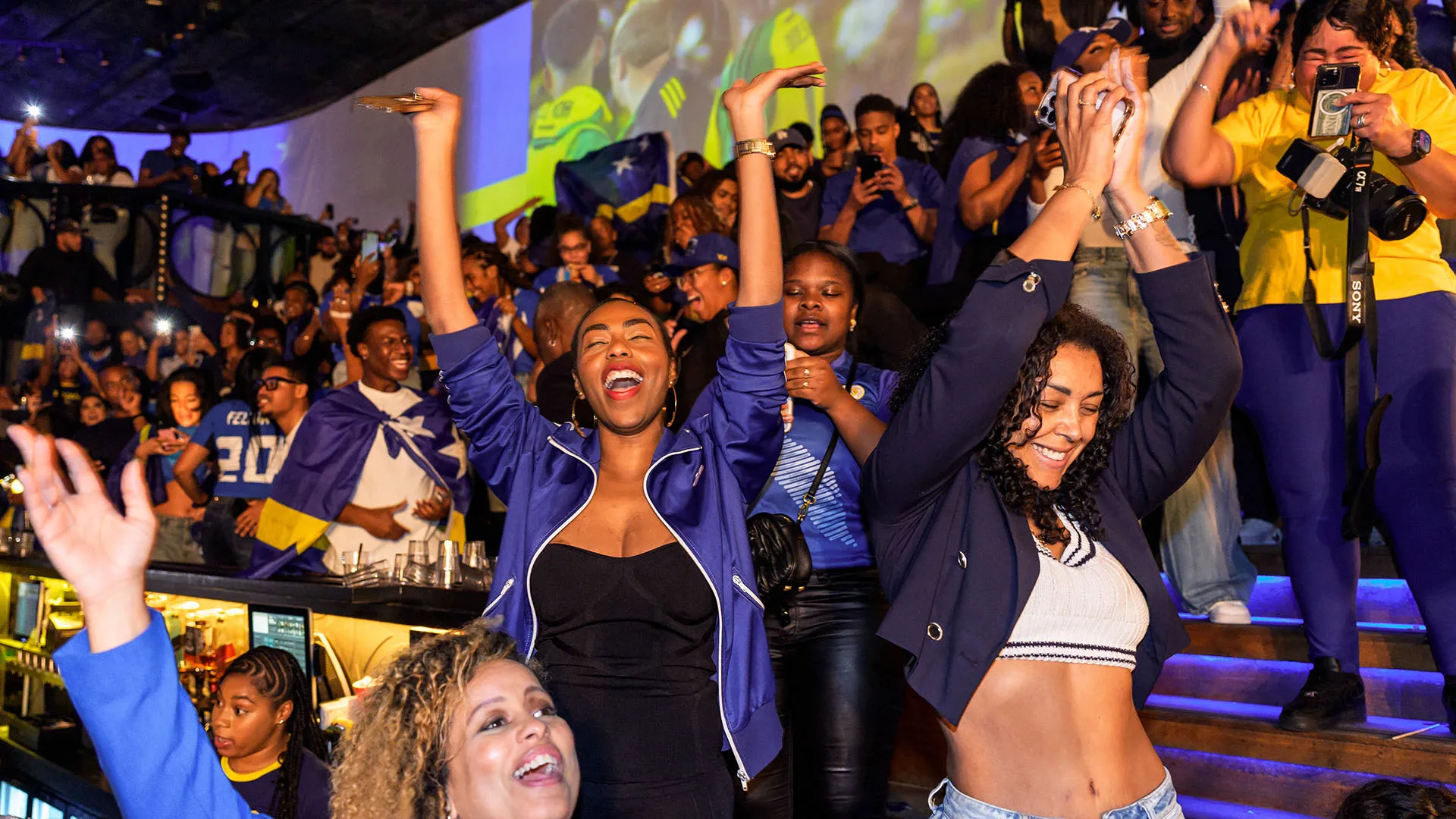 I tifosi di Curaçao hanno festeggiato fino a notte fonda