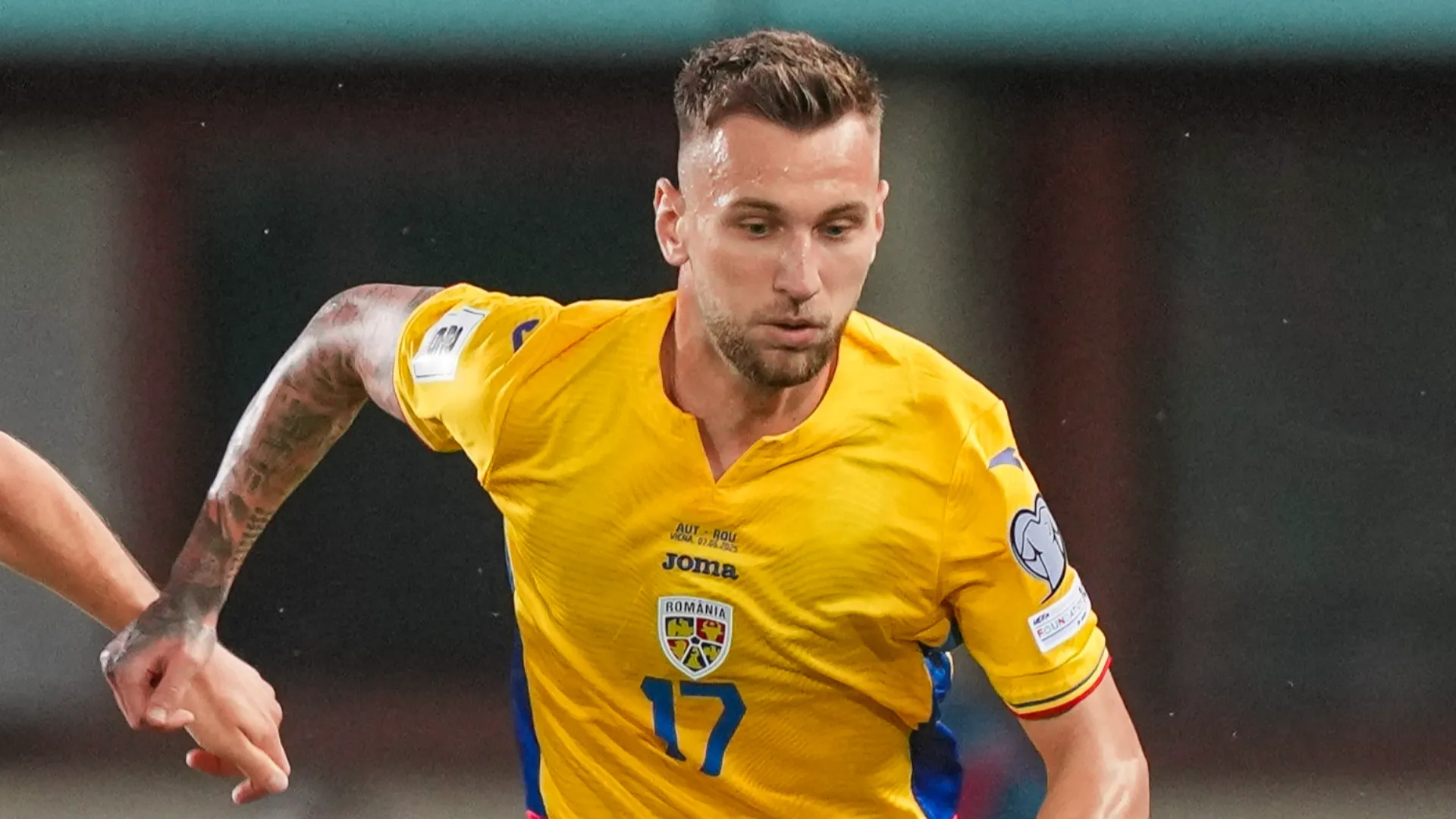 L'attaccante  è entrato in campo al 65' sul risultato di 1-1: la Romania doveva assolutamente vincere per sperare nella qualificazione diretta al Mondiale