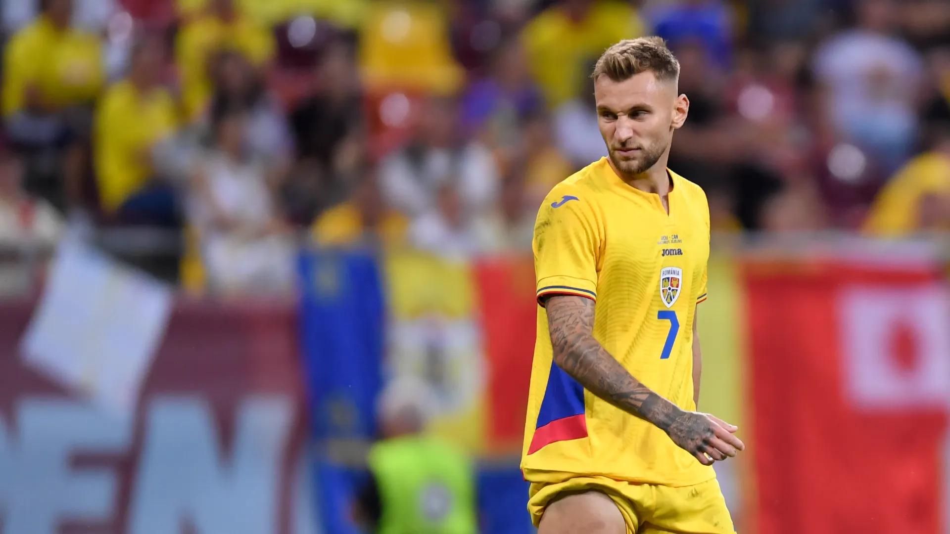 Serata da dimenticare per il giocatore della Romania Denis Dragus