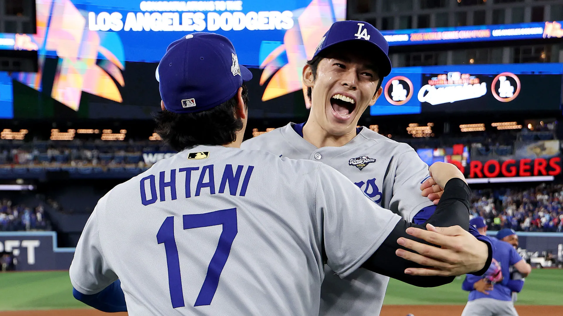 Yoshinobu Yamamoto, Shohei Ohtani, Roki Sasaki sono stati protagonisti di una stagione trionfale per la squadra di Los Angeles