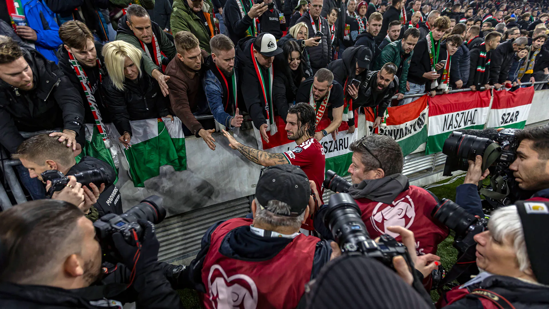 Tra i più scossi dopo la devastante sconfitta c'è Dominik Szoboszlai