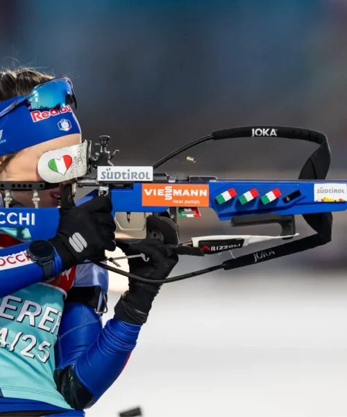 Le Grand Bornard, Azzurre splendenti: Dorothea Wierer terza, Lisa Vittozzi quarta