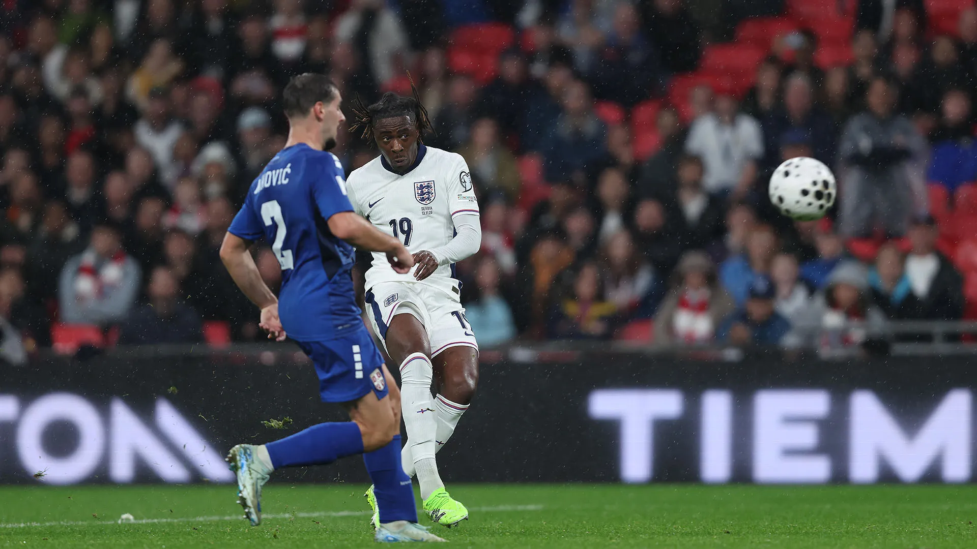 Pochi secondi prima del triplice fischio è arrivata la seconda rete dell'Inghilterra