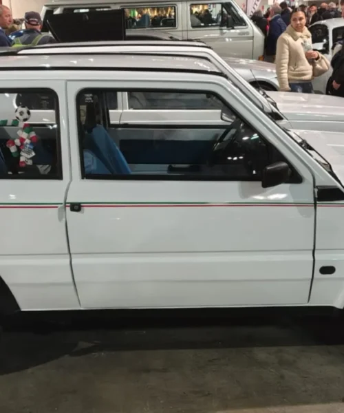 Una Panda da collezione: le foto della 750 dedicata ai Mondiali di Italia ’90