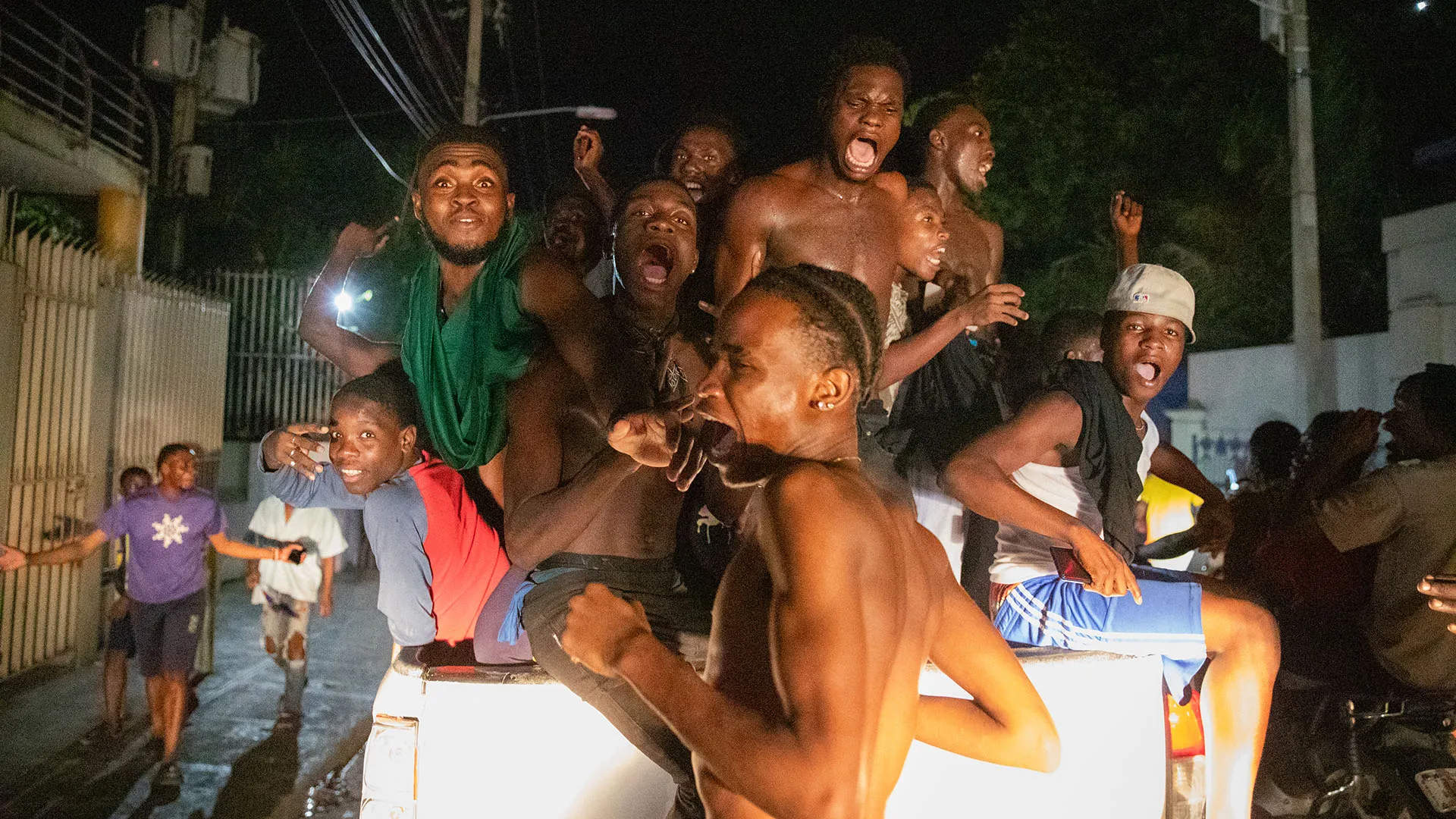 Notte di festa anche ad Haiti