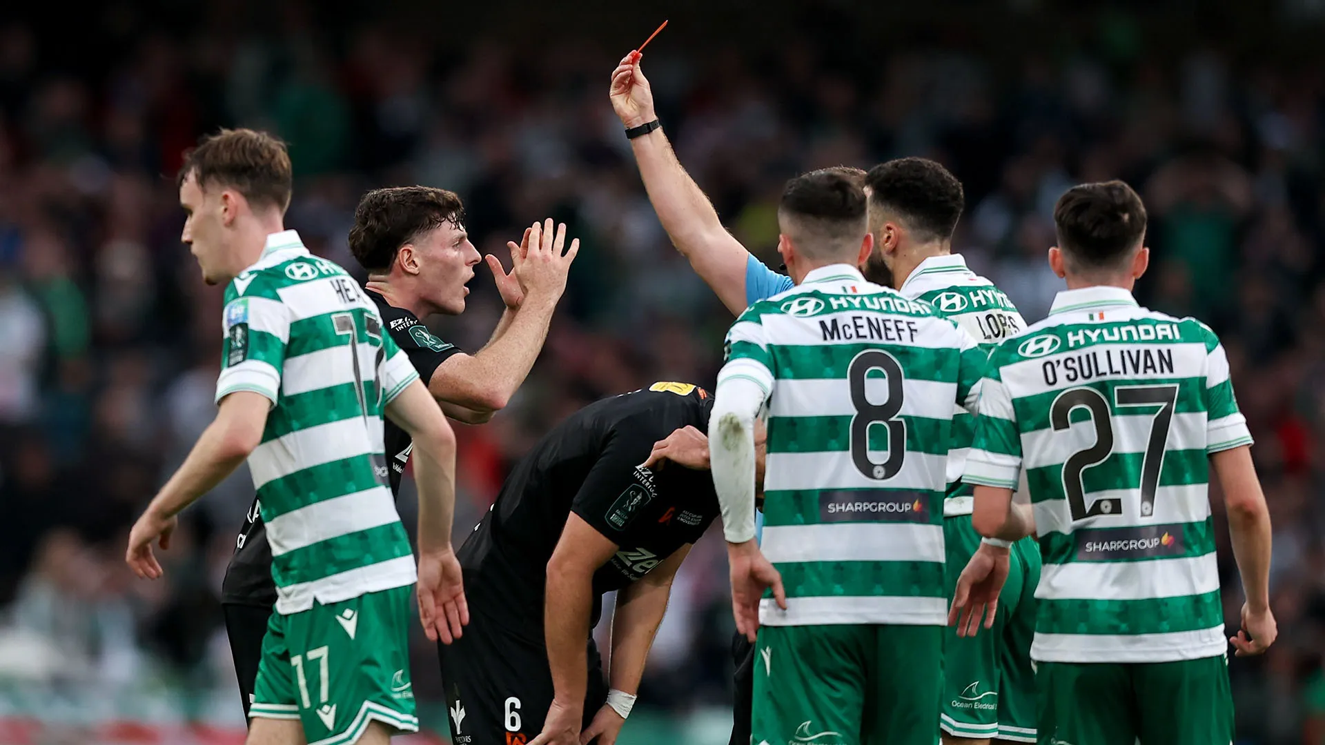 Harry Nevin è stato costretto ad abbandonare il campo anzitempo