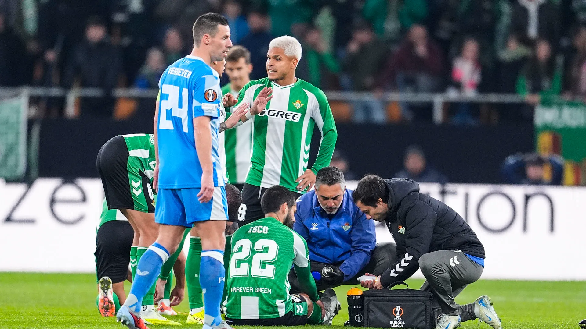 Isco ha dovuto lasciare il campo al minuto 10: era molto deluso anche perché era appena tornato da un lungo stop

