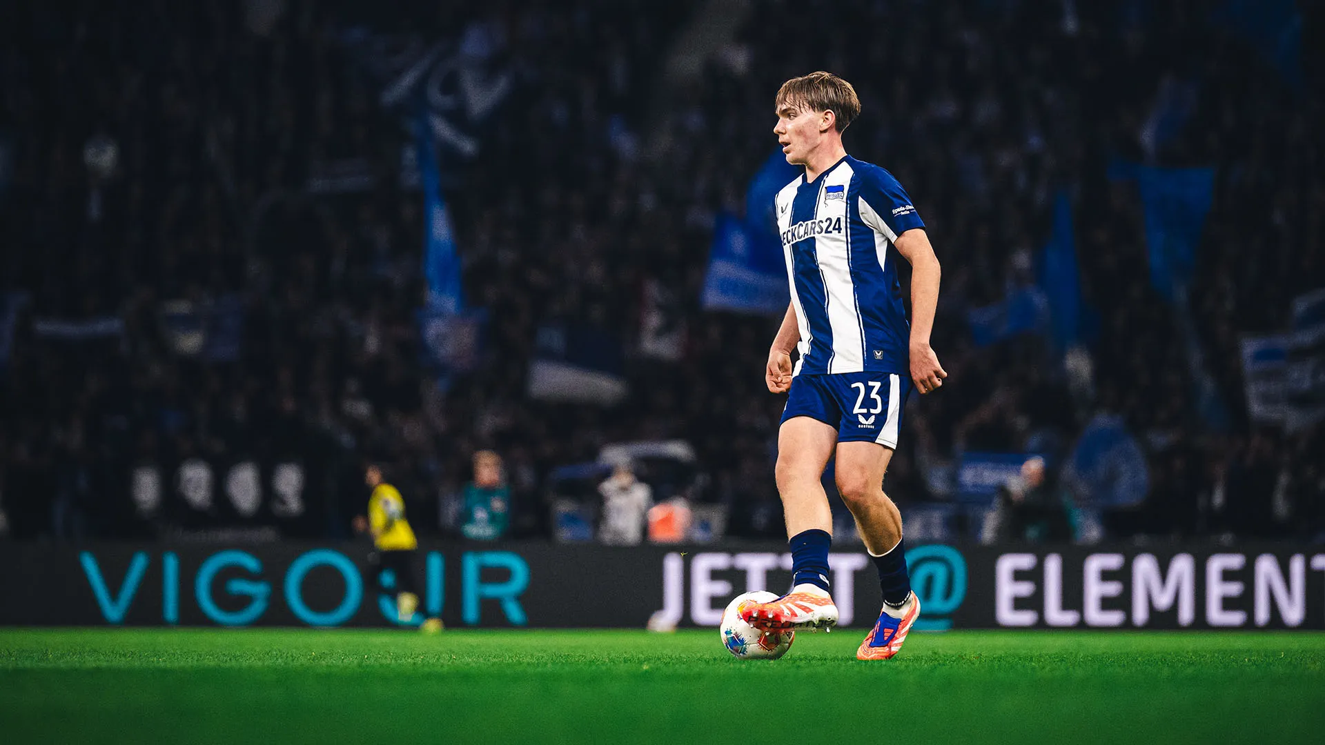 Il talento dell'Hertha Berlino sta sorprendendo gli osservatori per la sua crescita costante