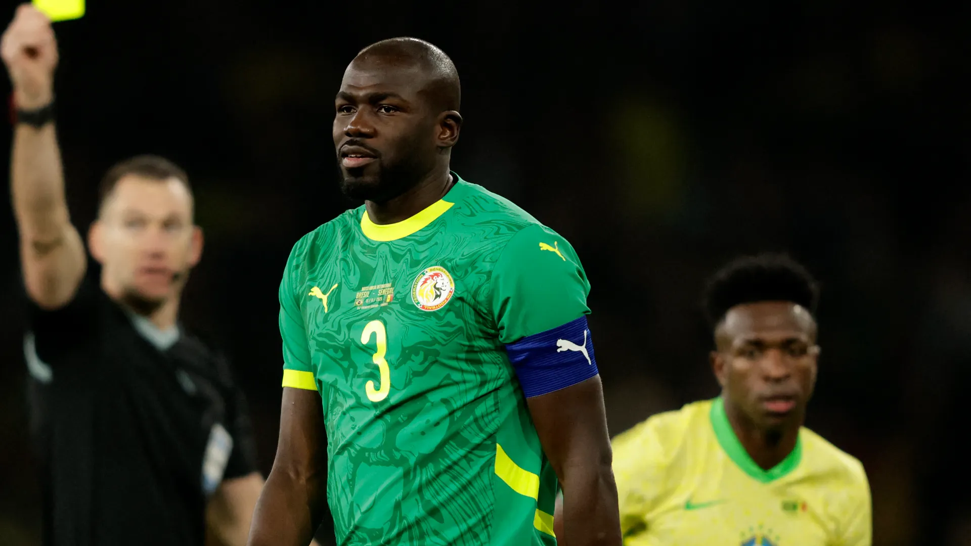 Partita da dimenticare quella del roccioso difensore del Senegal contro il Brasile