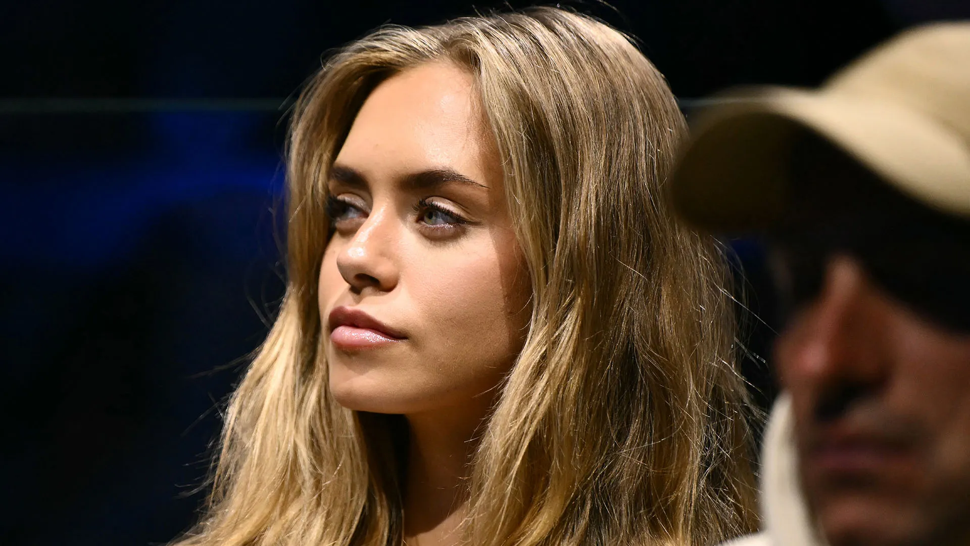 Laila era presente in tribuna durante la partita di Sinner contro il canadese Auger-Aliassime