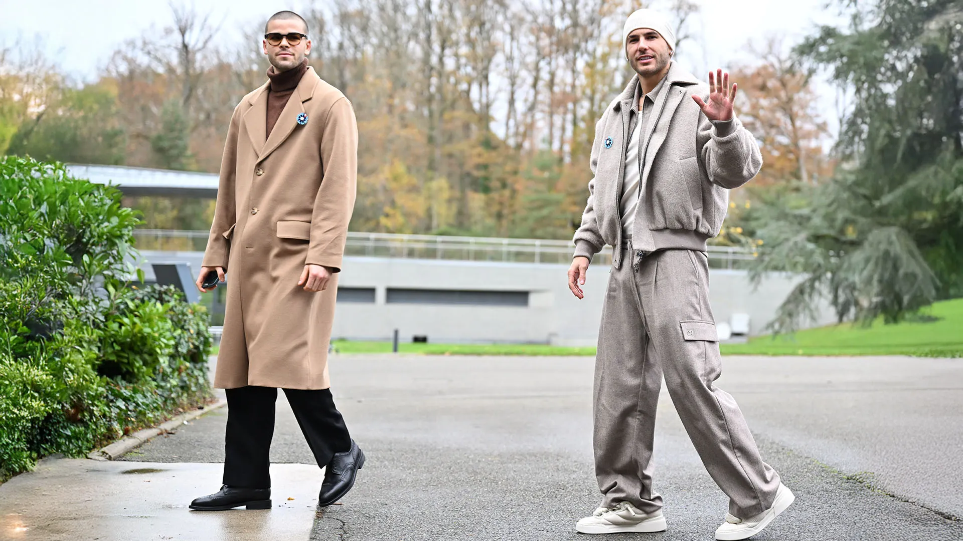 Il portiere Lucas Chevalier e il difensore Lucas Hernandez, entrambi del PSG