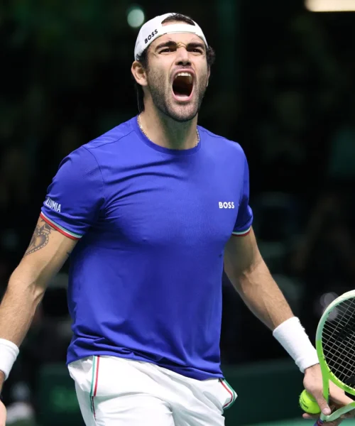 Coppa Davis, è 1-0 Italia sull’Austria: Matteo Berrettini batte Jurij Rodionov