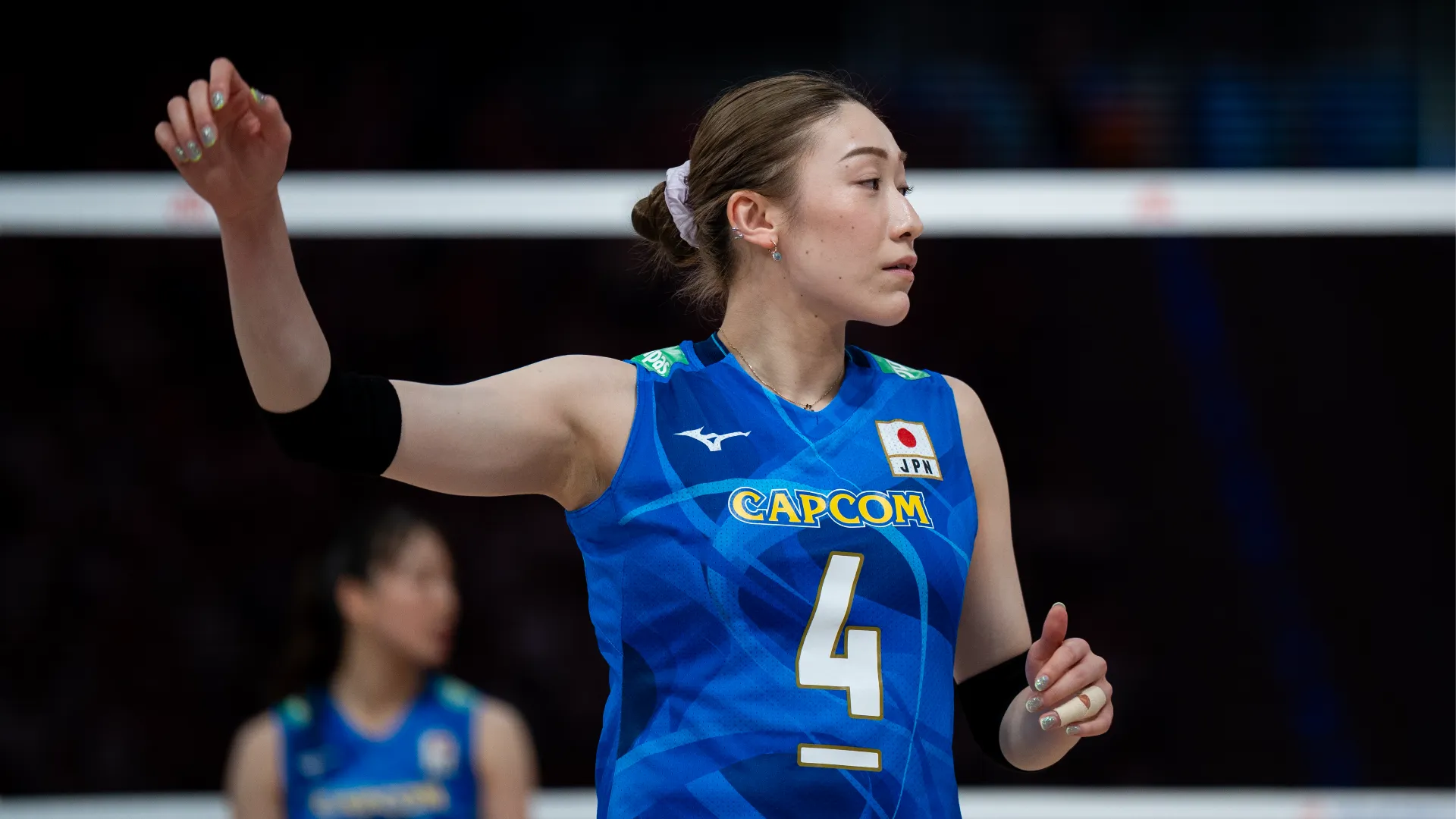 È una presenza fissa nella nazionale maggiore del Giappone dal 2019 e, nel 2025, è stata nominata capitana della squadra
