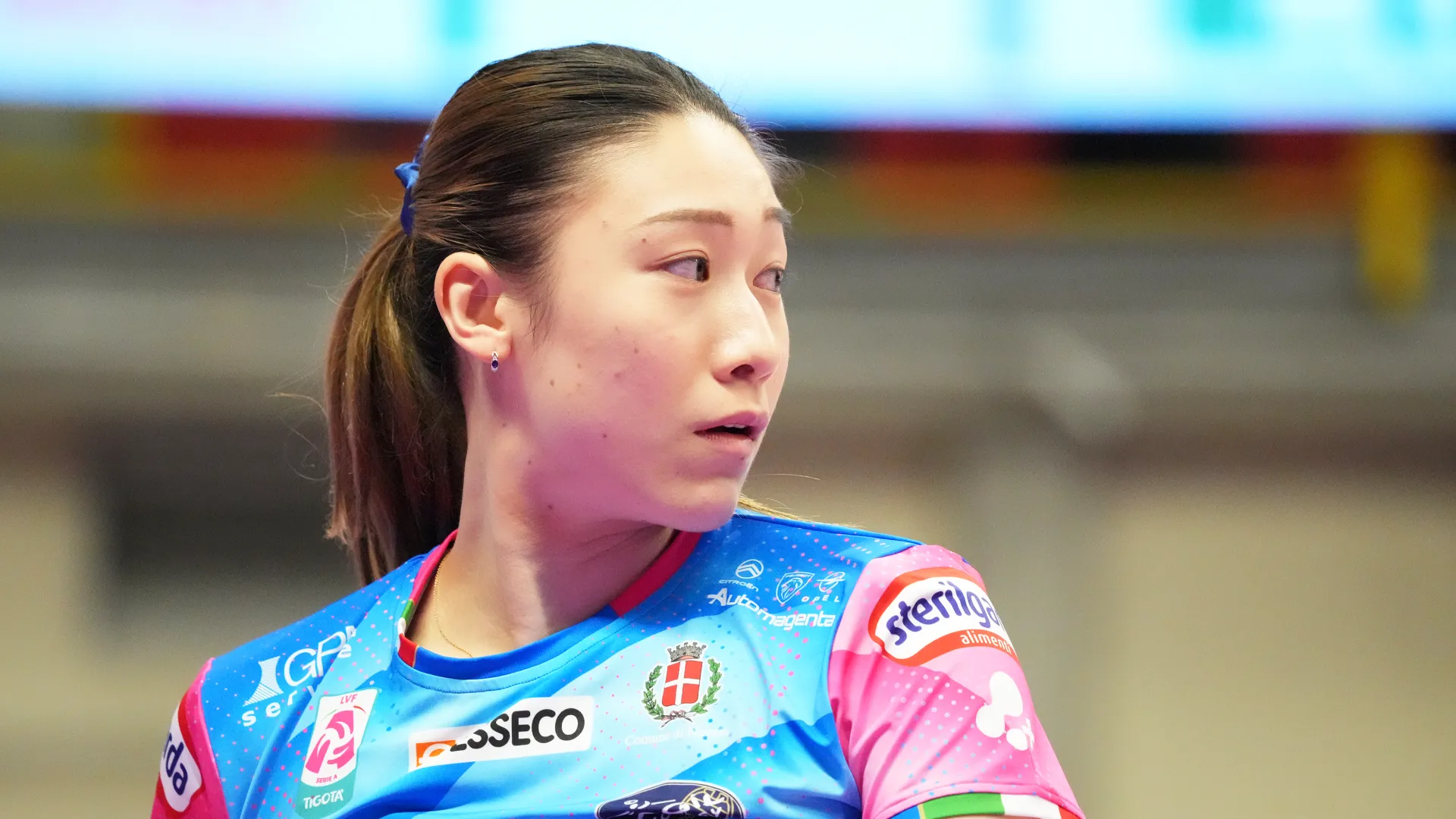 È una schiacciatrice, alta circa 175 cm, attiva come professionista nell'Igor Gorgonzola Novara
